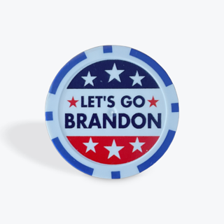 Shop, Red White and Blue Let's Go Brandon Sticker
